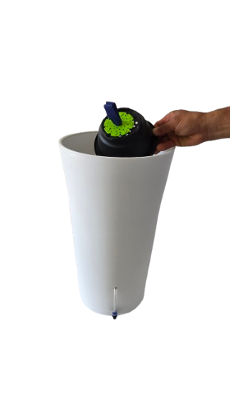 자동급수기능 비너스화분 2호(대) (Ø300 x 550mm)